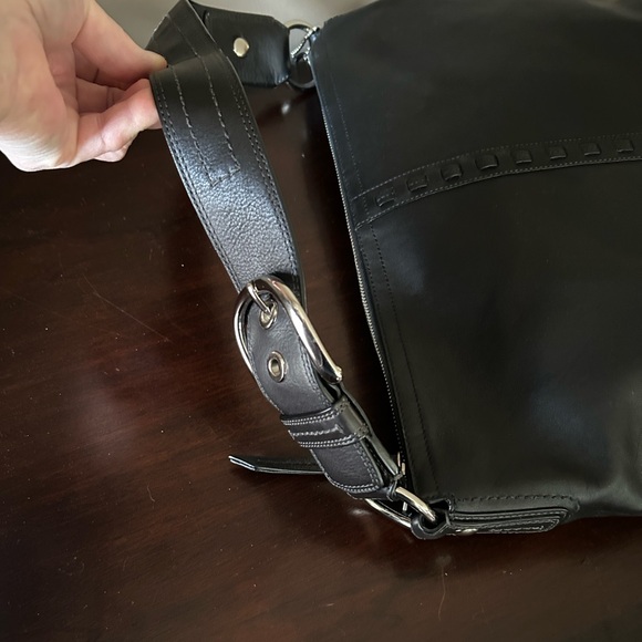 Coach Black Leather Hobo Bag - Picture 11 of 16
